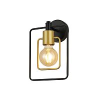 Настенный светильник Escada 1165/1A E27*40W Black/Gold