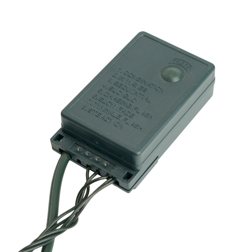 Светодиодная гирлянда на бобине Feron CL98 линейная 50м + 3м 230V 2700К, c питанием от сети, зеленый шнур фото 6