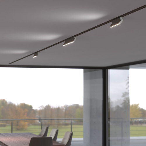 Трековый светодиодный светильник для однофазного шинопровода Garda белый 20 Вт 4200K 85018/01 фото 3