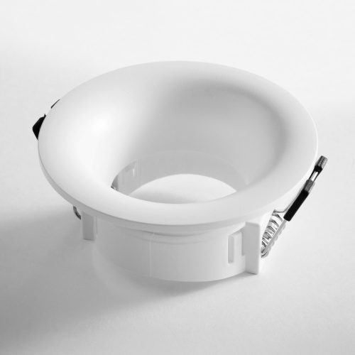 012126 Рамка (светильник) PVC д/LED-модулей 941хх и LED-ламп D50мм LEVIGO ROUND БЕЛЫЙ фото 5