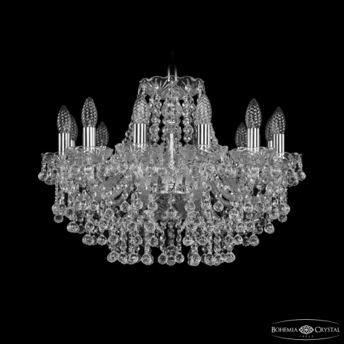 Люстра хрустальная 1409/12/195 Ni Bohemia Ivele Crystal (Богемия Ивеле Кристалл)