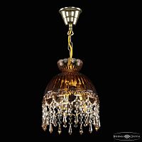 Подвесной светильник с хрустальными плафонами 5478/22 G Amber/M-1G Drops K721 Bohemia Ivele Crystal (Богемия Ивеле Кристалл)