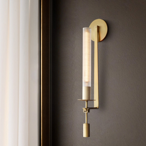 Настенный светильник MT8615-1W antique brass фото 5