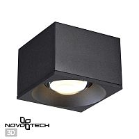 358654 OVER NT21 446 черный Светильник накладной светодиодный IP20 LED 4000К 12W 220V PATERA