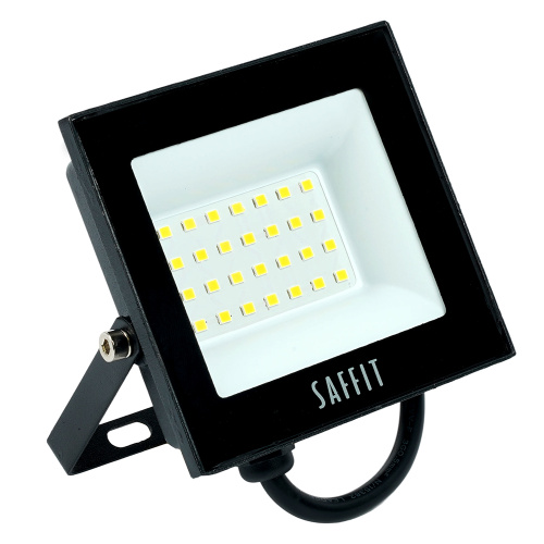 Светодиодный прожектор SAFFIT SFL90-30 IP65 30W 4000K черный