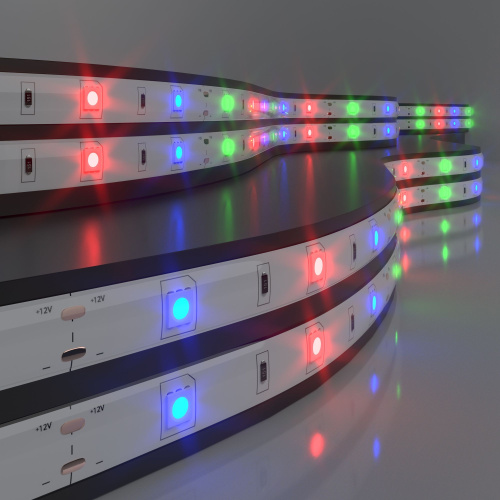 Светодиодная лента 12 В 7,2 Вт/м 30 Led/м 5050 IP65, мультиколор, 5 м Лента светодиодная 12V 7,2W 30Led 5050 IP65 RGB, 5м Светодиодная лента 12 В 7,2 Вт/м 30 Led/м 5050 IP65, мультиколор, 5 м Лента светодиодная 12V 7,2W 30Led 5050 IP65 RGB, 5м