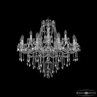 Люстра хрустальная 1415/10+5/300 Ni Bohemia Ivele Crystal (Богемия Ивеле Кристалл)