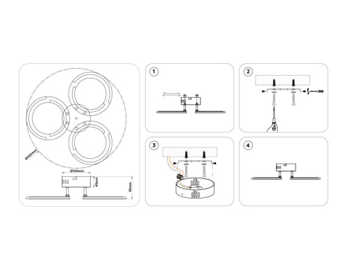 Светильник потолочный Ambrella light ACRYLICA FA8942 фото 9