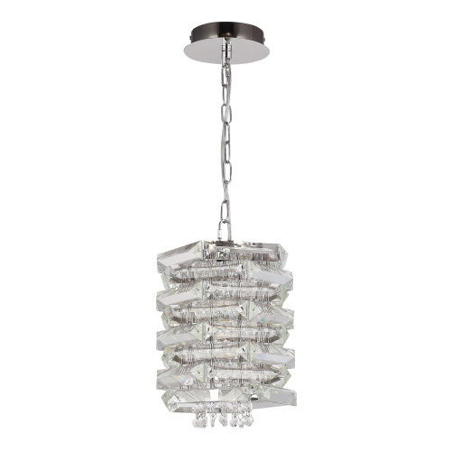 SL6137.103.01 Светильник подвесной ST-Luce никель/прозрачный E14 1*40W STROZZI фото 6 SL6137.103.01 Светильник подвесной ST-Luce никель/прозрачный E14 1*40W STROZZI фото 6