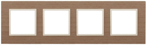 Рамка 4-постовая ЭРА Elegance 14-5304-07 Б0034584 Рамка 4-постовая ЭРА Elegance 14-5304-07 Б0034584