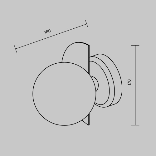 Настенный светильник (бра) Freya FR5391WL-01BS фото 3