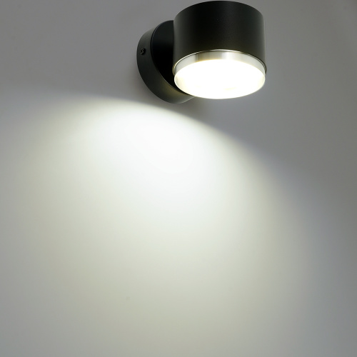 Светильник  настенный Feron HL4598  Barrel DUET 12W, 230V,GX53, черный + хром IP20 фото 4