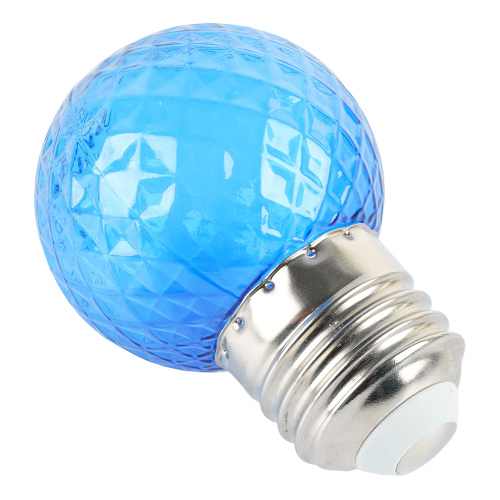 Лампа светодиодная Feron LB-385 Шарик синий прозрачный E27 1W 230V фото 6