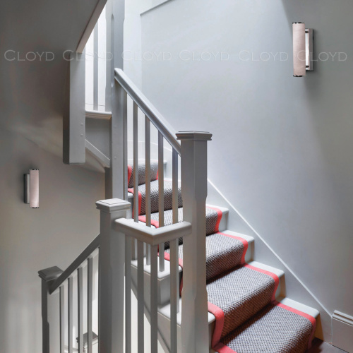 Бра Cloyd LERMONT-A W1 / выс. 30 см - алебастр - хром (арт.20207) Бра Cloyd LERMONT-A W1 / выс. 30 см - алебастр - хром (арт.20207)