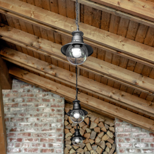 Уличный подвесной светильник Talli H черный IP44 GL 3002H черный фото 3