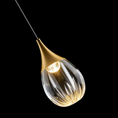 Подвесной светильник MD24001004-1A gold/clear фото 4 Подвесной светильник MD24001004-1A gold/clear фото 4