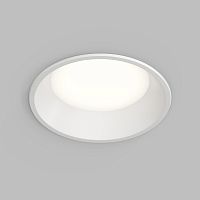 Встраиваемый влагозащищенный светильник TRIM, 24 Вт LED 3000-4000-6500K, IP44, алюминий, акрил