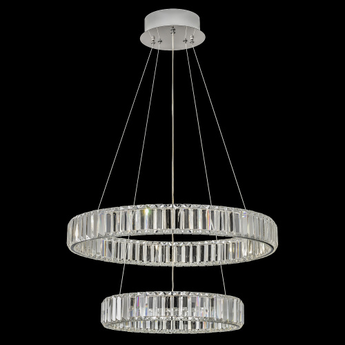 Citilux Чезаре CL338261 LED Люстра хрустальная с пультом Хром фото 3 Citilux Чезаре CL338261 LED Люстра хрустальная с пультом Хром фото 3