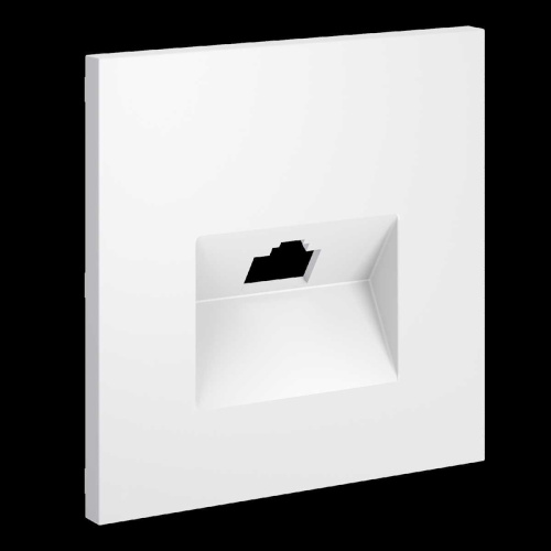 Накладка для розетки компьютерной RJ45 кат.6 S70 (белый матовый) Voltum VLS001302 Накладка для розетки компьютерной RJ45 кат.6 S70 (белый матовый) Voltum VLS001302