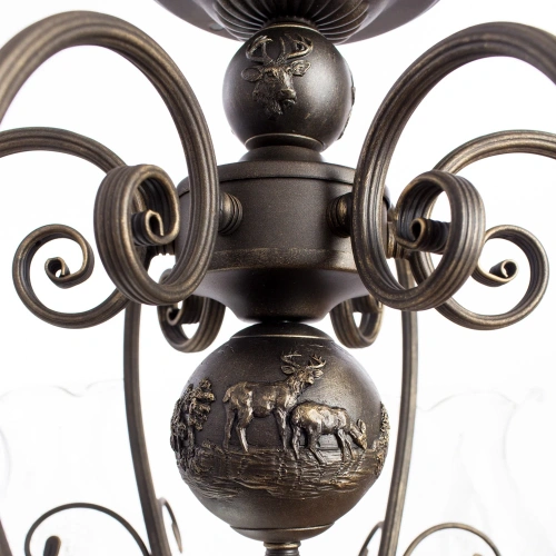 Подвесная люстра Arte Lamp PALERMO A2053LM-6BR фото 3 Подвесная люстра Arte Lamp PALERMO A2053LM-6BR фото 3