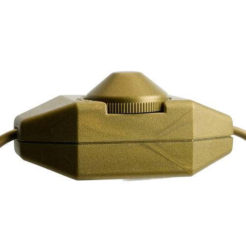 Сетевой шнур с диммером 230V 2м, золото, DM103-200W фото 4 Сетевой шнур с диммером 230V 2м, золото, DM103-200W фото 4