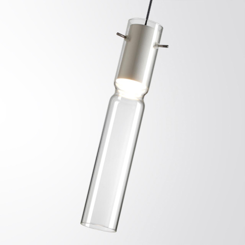 5058/5LB PENDANT ODL24 385 белый/прозрачный/металл/стекло Подвес LED 5W 3000K SCROW фото 3