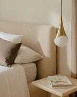 Золотой подвесной светильник "Алто"