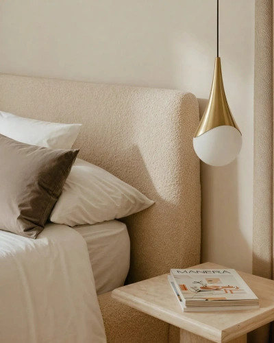 Золотой подвесной светильник "Алто"