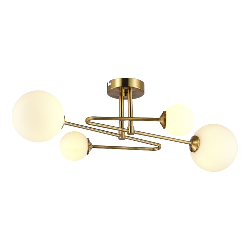 SLE2211-302-04 Светильник потолочный Латунь/Белый G9 LED 4*5W FANTINI фото 6