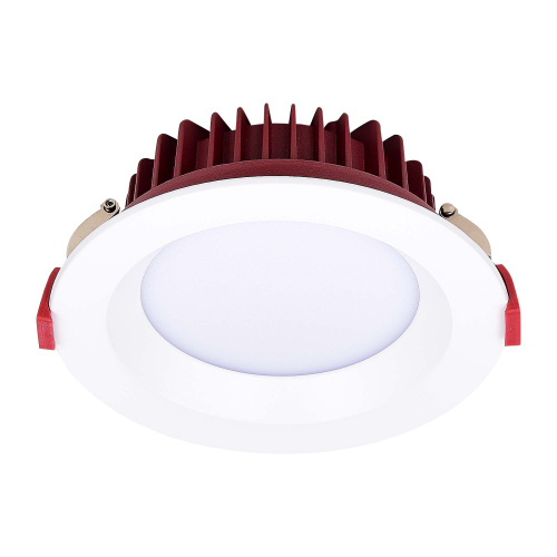 ST752.538.18 Св-к встр. Белый LED 1*18W 3000K 1 440Lm Ra80 100° IP44 D140xH52 100-240VV Встраиваемые светильники фото 3