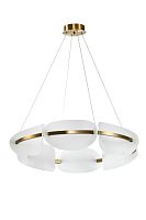 Подвесной светильник потолочный латунь LED 40Вт D80см Zortes MOON ZRS.1210.80