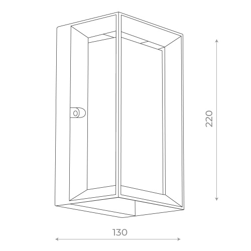 SL077.411.01 Светильник уличный настенный ST-Luce Черный/Белый LED 1*6W 3000K CUBISTA фото 2