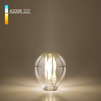 Филаментная светодиодная лампа G45 8 Вт 4200K E14 прозрачная BLE1446
