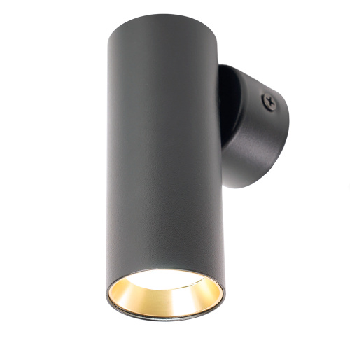 Светильник Feron ML1015 настенный под лампу GU10, черный + золото фото 2