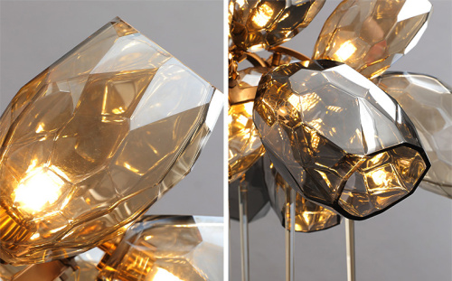 Люстра 8898P/BS gold/smoky фото 5 Люстра 8898P/BS gold/smoky фото 5