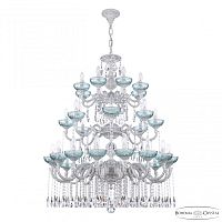 Люстра с хрустальными подвесками AL78101/16+8+8/300/3d A WMN P Birusa/M-1G Bohemia Ivele Crystal (Богемия Ивеле Кристалл)