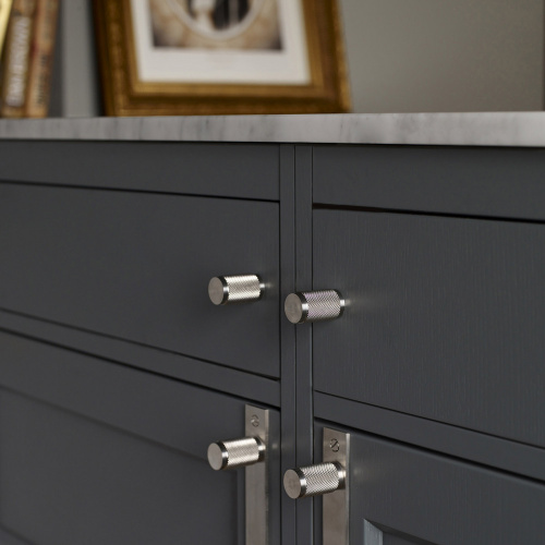 Ручка-кнопка Knob Cross Steel set of 2 фото 2