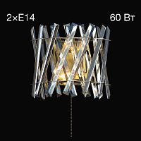 Citilux Ингвар CL334423 Бра хрустальное с выключателем Бронза