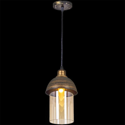 Подвесной светильник Reluce 03356-0.4-01 BK+GD Подвесной светильник Reluce 03356-0.4-01 BK+GD