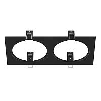 217827 Рамка INTERO 111 Double QUADRO ЧЕРНЫЙ