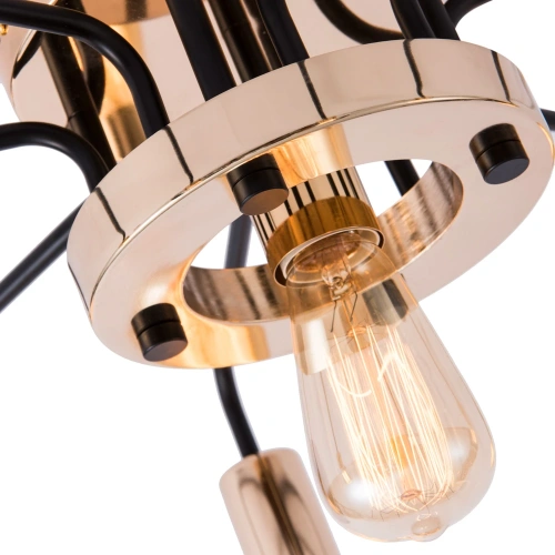 Потолочная люстра Arte Lamp GELO A6001PL-9BK фото 3