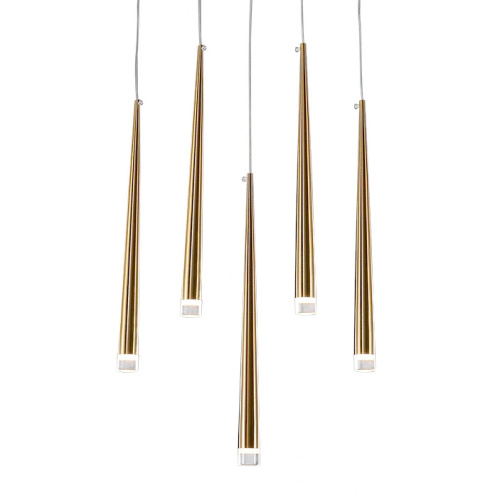 Подвесной светильник Aquitaine 5 gold