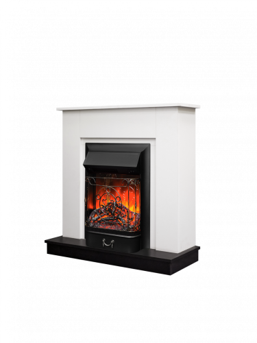 Каминокомплект АСТИ Белый/Уни Неро с очагом Электроочаг MAJESTIC LUX/МАДЖЕСТИК фото 3