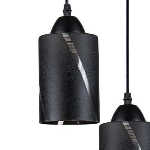 Подвесной светильник Escada 10179/3S E27*60W Black фото 4 Подвесной светильник Escada 10179/3S E27*60W Black фото 4
