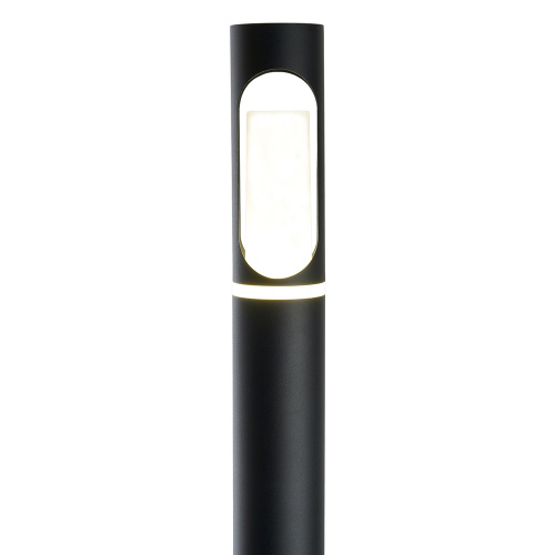 Светильник садово-парковый Feron DH1106, 15W, GU10, 230V, черный (столб) фото 4