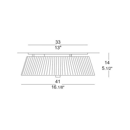 Потолочный светильник LILITH PL 40 Red фото 3