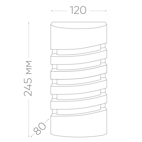 Светильник садово-парковый Feron DH0603,на стену, E27 230V, черный фото 7