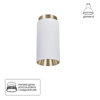 Точечный накладной светильник Arte Lamp CONE A5361PL-1WH