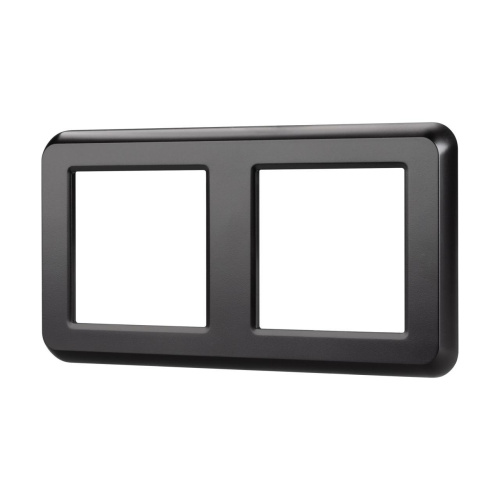 Рамка пластиковая FRM-VERSA-PL-2-BK Arlight 043778 Рамка пластиковая FRM-VERSA-PL-2-BK Arlight 043778