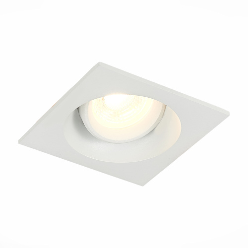 ST208.518.01 Св-к встр. Белый GU10 1*50W  L94xW94xH40 220V Без ламп Встраиваемые светильники фото 2